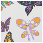 Butterfly Fabric Stof (Close Up)