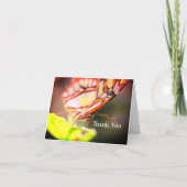 Butterfly Face Natuur Dank u wel Bedankkaart (Voorkant)