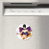 Butterfly Fae Fridge Magnet (Insitu (Vaatwasser))