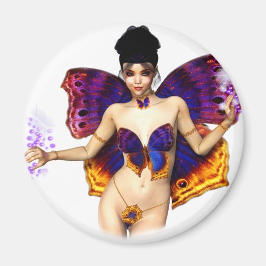 Butterfly Fae Fridge Magnet (Voorkant)