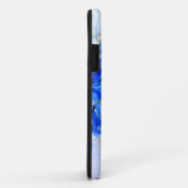 Butterfly Faerie in Blue Flowers Case-Mate iPhone Case (Achterkant/rechts)