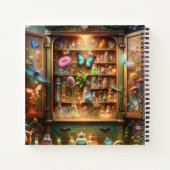 Butterfly Fairy Apothecary Enchanted Cabinet Notitieboek (Achterkant)