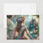 Butterfly Fairy Briefkaart (Voorkant / Achterkant)