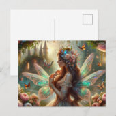 Butterfly Fairy Briefkaart (Voorkant / Achterkant)