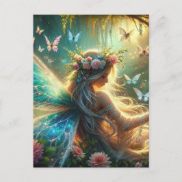 Butterfly Fairy Briefkaart