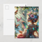Butterfly Fairy Briefkaart (Voorkant / Achterkant)