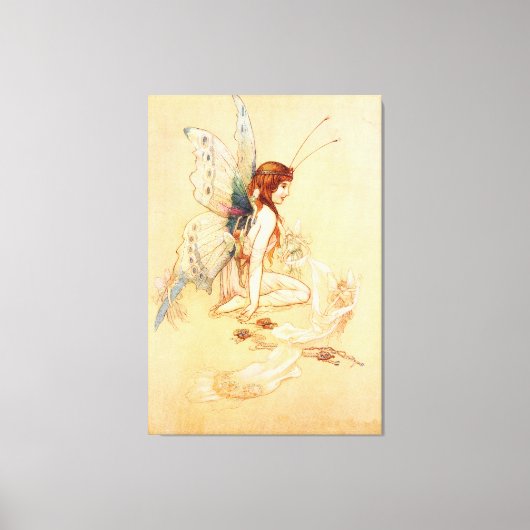 Butterfly Fairy Canvas Afdruk (Voorkant)