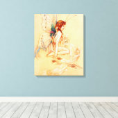 Butterfly Fairy Canvas Afdruk (Insitu (Houten vloer))