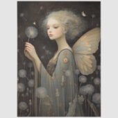 Butterfly Fairy & Dandelion Field Decoupage Art Tissuepapier (Voorkant)