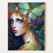 Butterfly Fairy Elf Lady Fantasy Art Planner (Achterkant)
