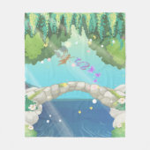 Butterfly Fairy Fleece Deken (Voorkant)