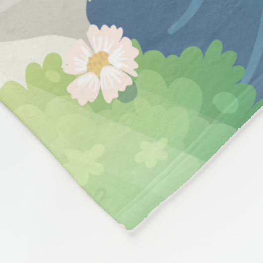 Butterfly Fairy Fleece Deken (Hoek)