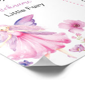 Butterfly Fairy Floral Garden Birthday Milestone Poster (Hoek)