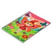 Butterfly Fairy Illustration in Whimsical Forest Notitieboek (Linkerzijde)