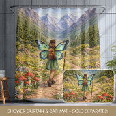 Butterfly Fairy Mountain Hiker | Fairycore Flower Badmat