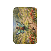 Butterfly Fairy Mountain Hiker | Fairycore Flower Badmat (Voorkant Verticaal)