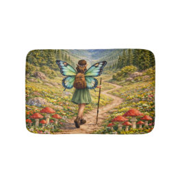 Butterfly Fairy Mountain Hiker | Fairycore Flower Badmat