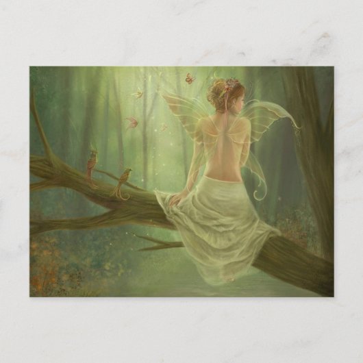 Butterfly Fairy Queen Briefkaart (Voorkant)