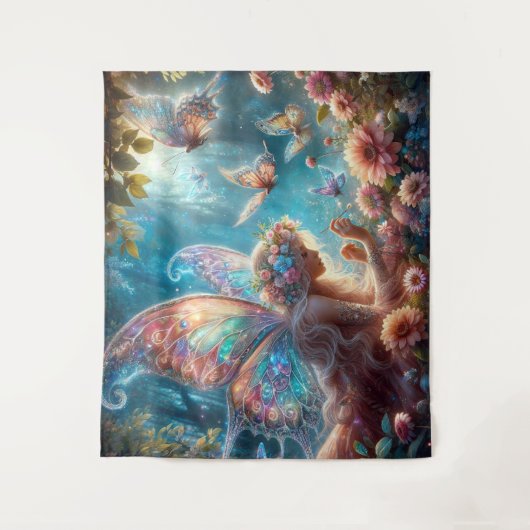 Butterfly Fairy Wandkleed (Voorkant)