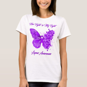 Butterfly Faith Hope Love Lupus Awareness T-shirt