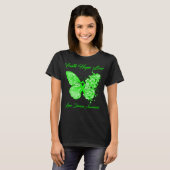 Butterfly Faith Hope Love Lyme Disease Awareness T-shirt (Voorkant volledig)