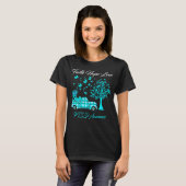 Butterfly Faith Hope Love PTSD Awareness T-shirt (Voorkant volledig)