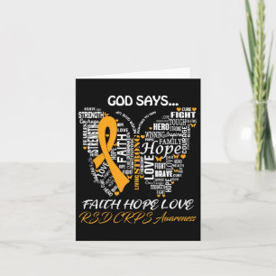 Butterfly Faith Hope Love RSD Crops Bewustzijnsges Kaart