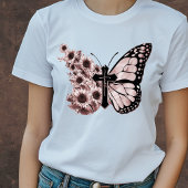 Butterfly Faith T-shirt | Christelijk T-shirt