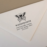  Butterfly Familienaam Return Address