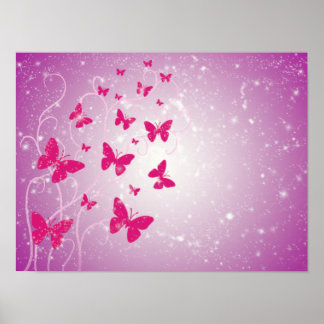 Butterfly Fantasy Poster