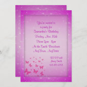 Butterfly Fantasy-uitvindingen Kaart (Voorkant / Achterkant)