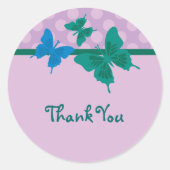 Butterfly Favor Sticker (Voorkant)