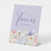 Butterfly Favors-teken Reclamebord Met Voetstuk (Voorkant)