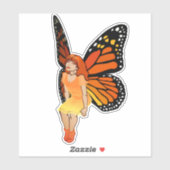 Butterfly Fearie Stickers Personalized Decal (Vel)