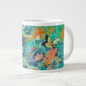 Butterfly & Feather Floral Grote Koffiekop (Voorkant rechts)