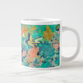 Butterfly & Feather Floral Grote Koffiekop (Rechts)