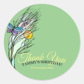 Butterfly Fields Sticker (Voorkant)