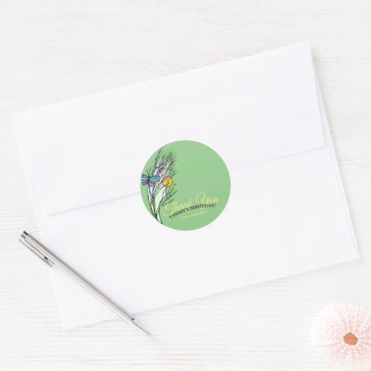 Butterfly Fields Sticker (Envelop)
