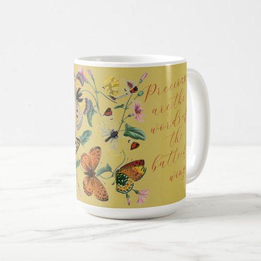 Butterfly fine art koffie Mok (Voorkant rechts)