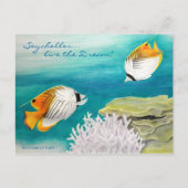 Butterfly fish briefkaart (Voorkant)