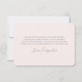 Butterfly Flat Hartelijk dank Bedankkaart (Achterkant)