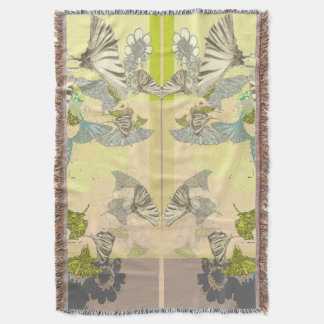 Butterfly Fleece Blanket Deken
