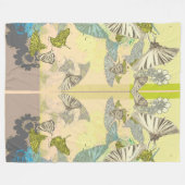 Butterfly Fleece Blanket Deken (Voorkant (Horizontaal))
