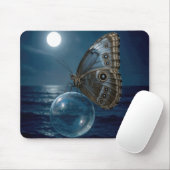 Butterfly Floating On a Bubble Muismat (Met muis)
