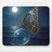 Butterfly Floating On a Bubble Muismat (Voorkant)