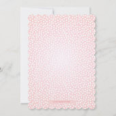 Butterfly Floral Baptism Invitation Kaart (Achterkant)