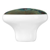 Butterfly Floral Ceramic Pull Keramische Knop (Zijkant)