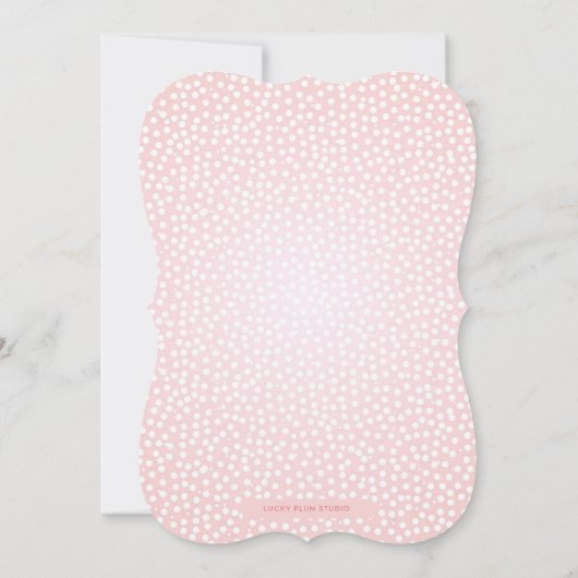 Butterfly Floral Confirmation Invitation Kaart (Achterkant)