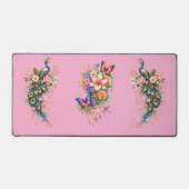Butterfly & Floral Fantasy Desk Mat (Voorkant)