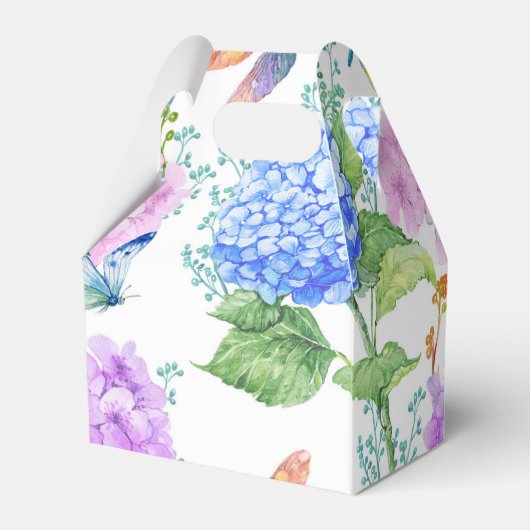 Butterfly Floral Garden Favor Box Bedankdoosjes (Achterkant)
